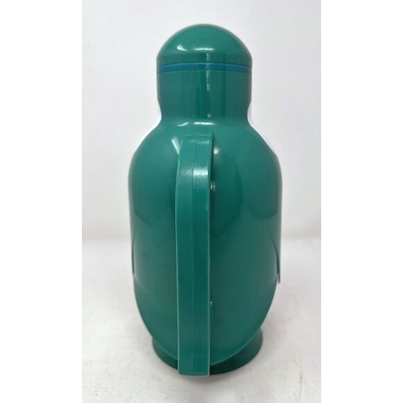 1980s/1990s METROKANE THE PENGUIN THERMAL CARAFE Hot Cold Thermos 1 Quart GREEN - Picture 3 of 12